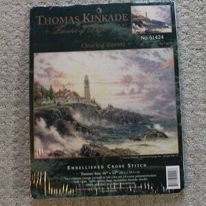 Thomas Kinkade Painter of Light Candamar Designs Cross Stitch Kit-New in Package